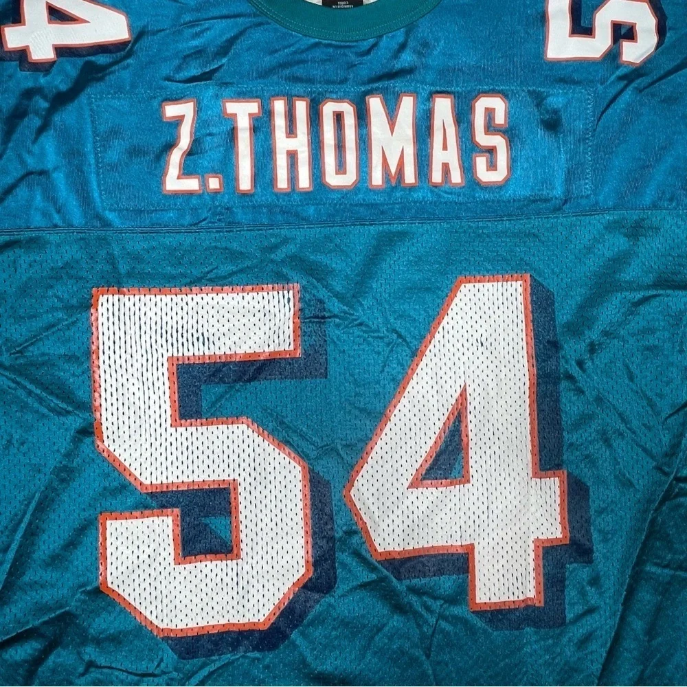 Vintage Nike Zach Thomas Dolphins Jersey #54
